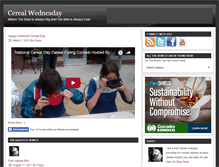 Tablet Screenshot of cerealwednesday.com